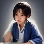 奶子资讯网主编陈晓白的工作照，中年女性，戴眼镜，面带专注神情，背景为书架与白板，整体氛围专业而亲切